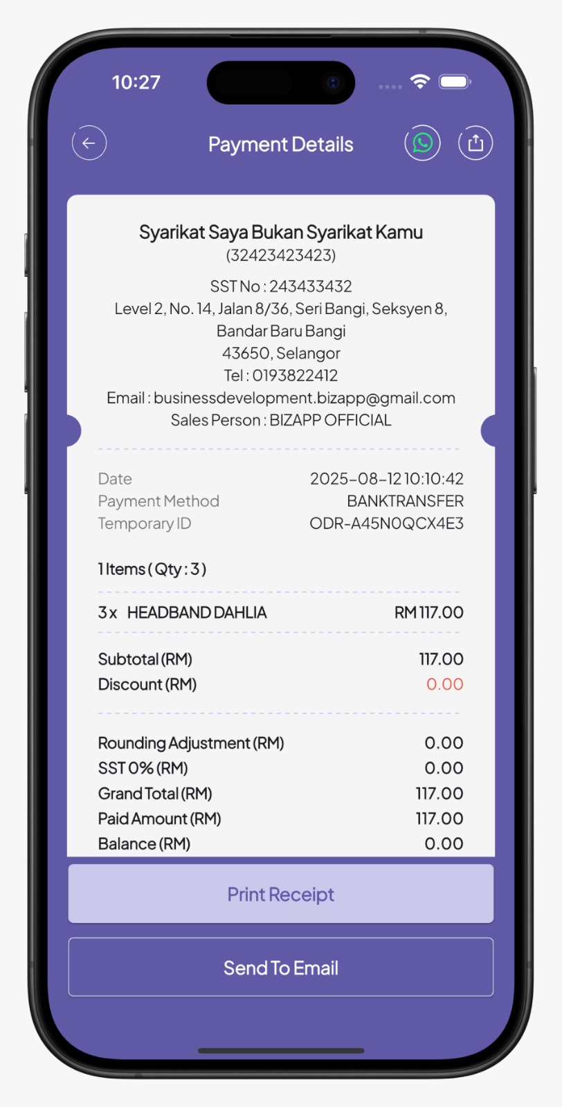 Bizapp POS Flutter App Image 3